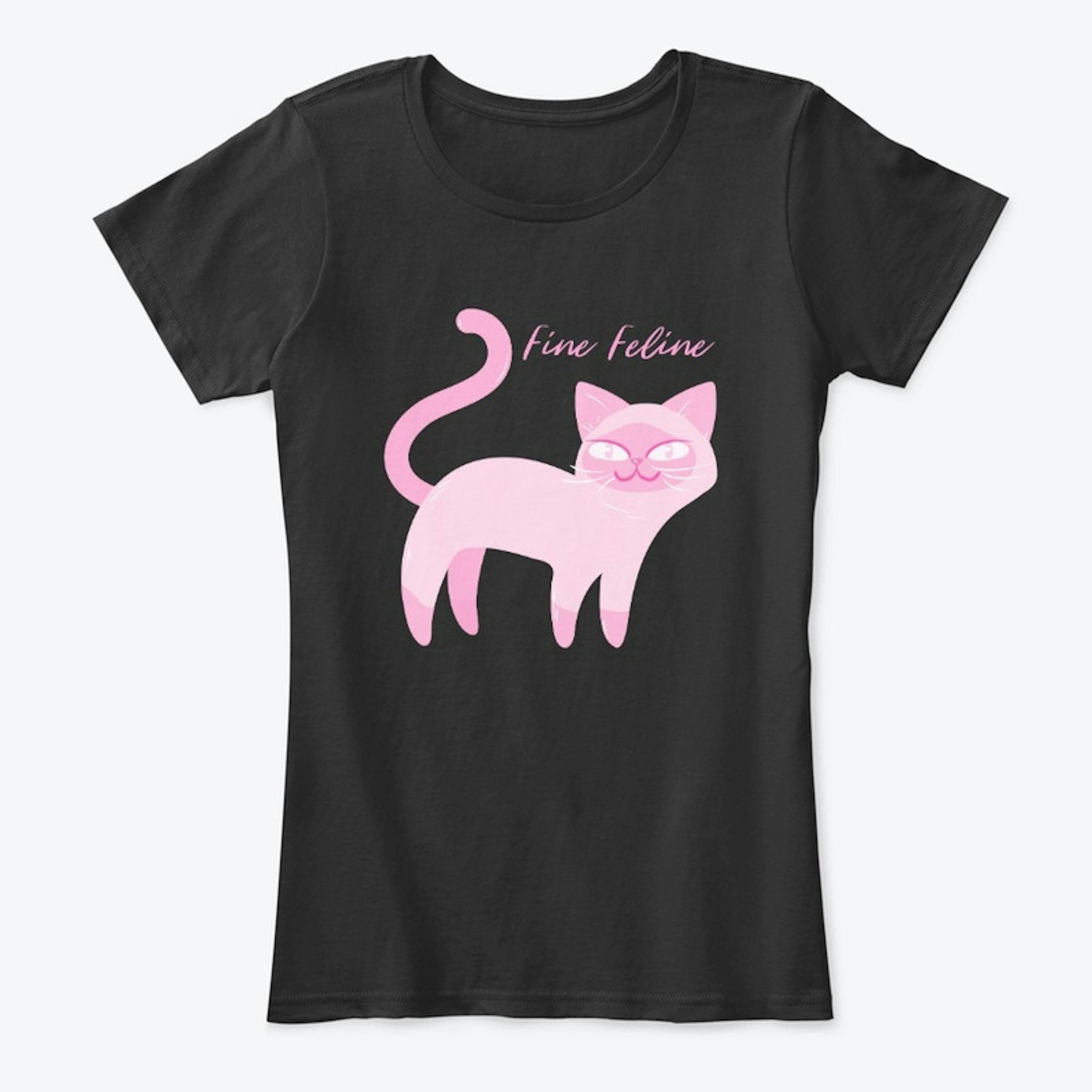 Fine Feline - Pink Cat